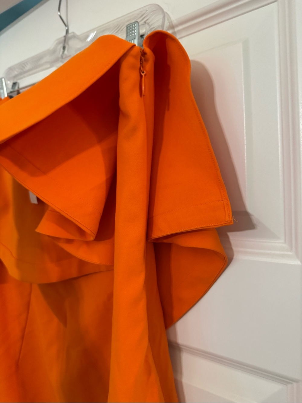 Gabrielle Union Strapless Orange Dress - Picture 3 of 4
